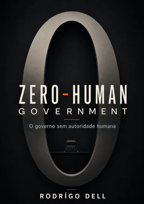 Capa do ensaio Zero-Human Government, de Rodrígo Dell